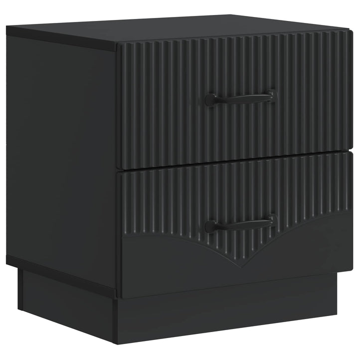 Natskab med skuffe Sort 43 x 34,5 x 44,5 cm Konstrueret træ