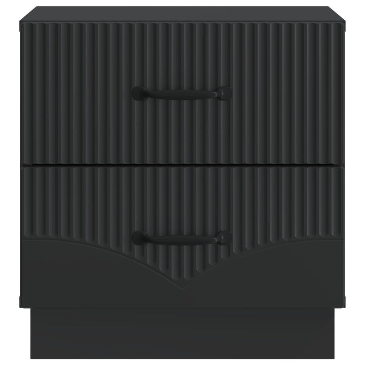Natskab med skuffe Sort 43 x 34,5 x 44,5 cm Konstrueret træ