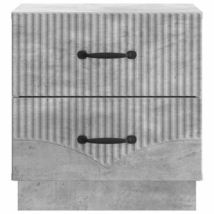 Natskab med skuffe Betongrå 43 x 34,5 x 44,5 cm Konstrueret træ