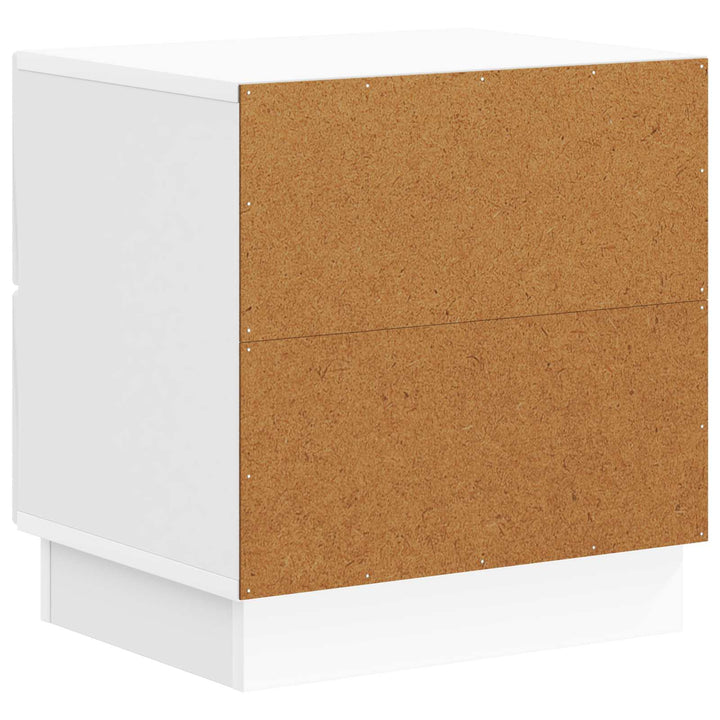 Natskab 2 pcs Hvid højglans 43 x 34,5 x 44,5 cm Konstrueret træ