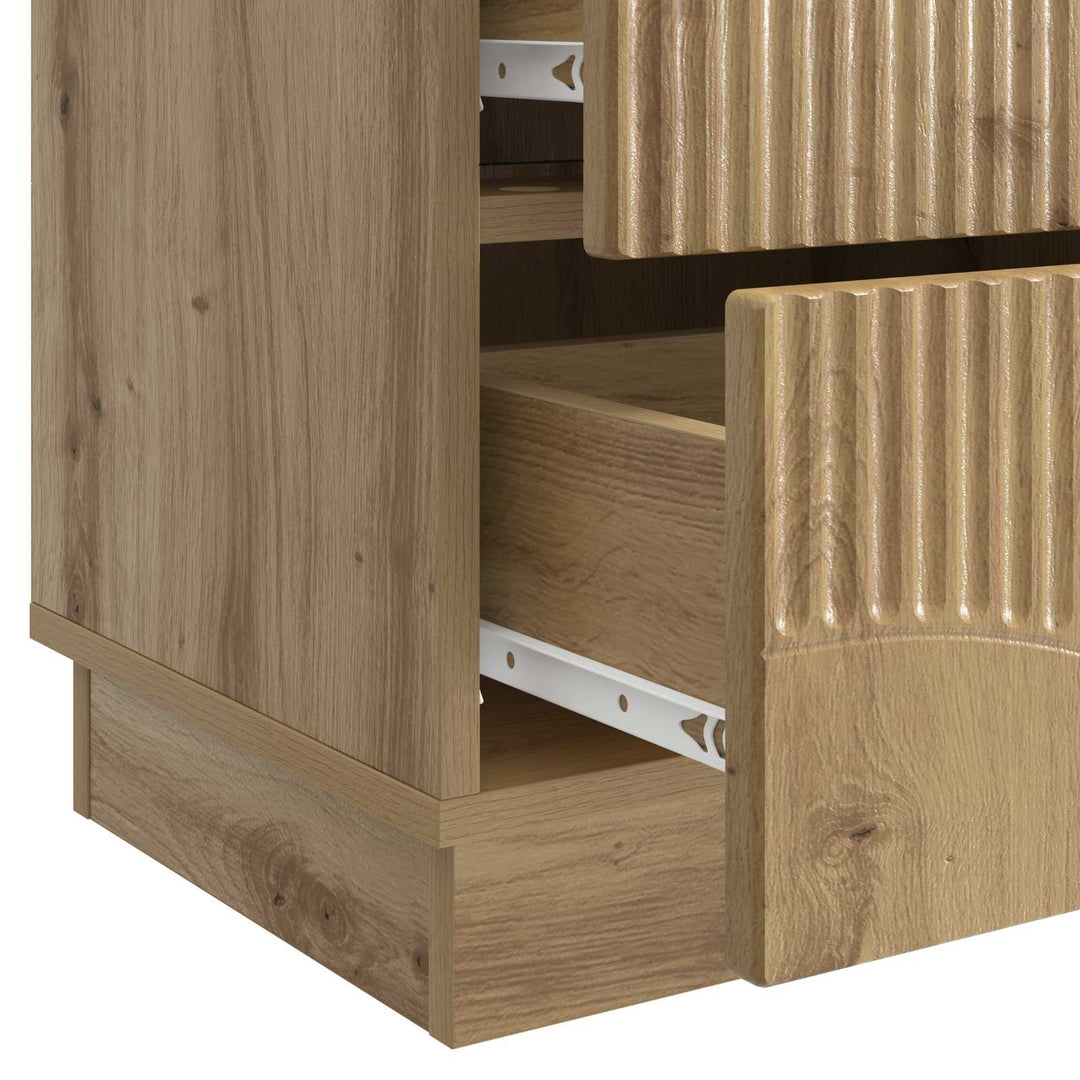 Natskab 2 pcs Artisan-eg 43 x 34,5 x 44,5 cm Konstrueret træ