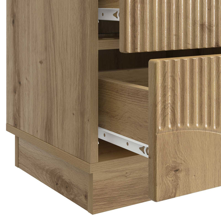 Natskab 2 pcs Artisan-eg 43 x 34,5 x 44,5 cm Konstrueret træ