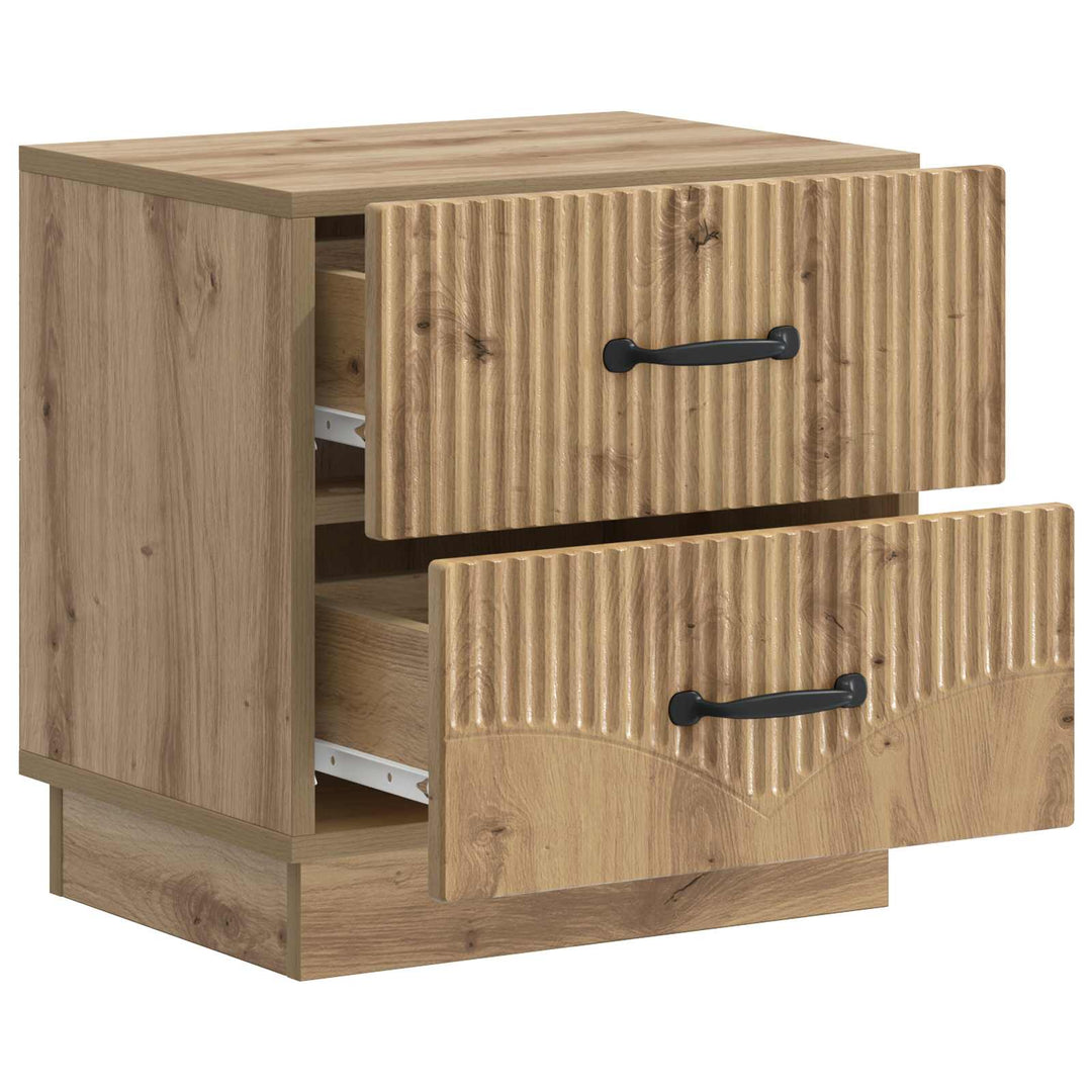 Natskab 2 pcs Artisan-eg 43 x 34,5 x 44,5 cm Konstrueret træ