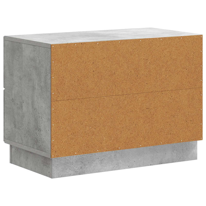 Natskab med skuffe Betongrå 62 x 34,5 x 44,5 cm Konstrueret træ