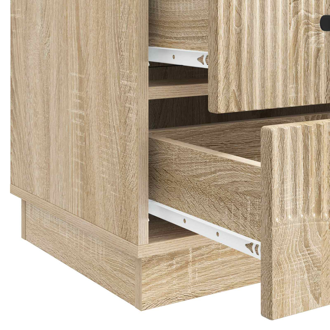 Natskab med skuffe Sonoma-eg 43 x 41 x 63,5 cm Konstrueret træ