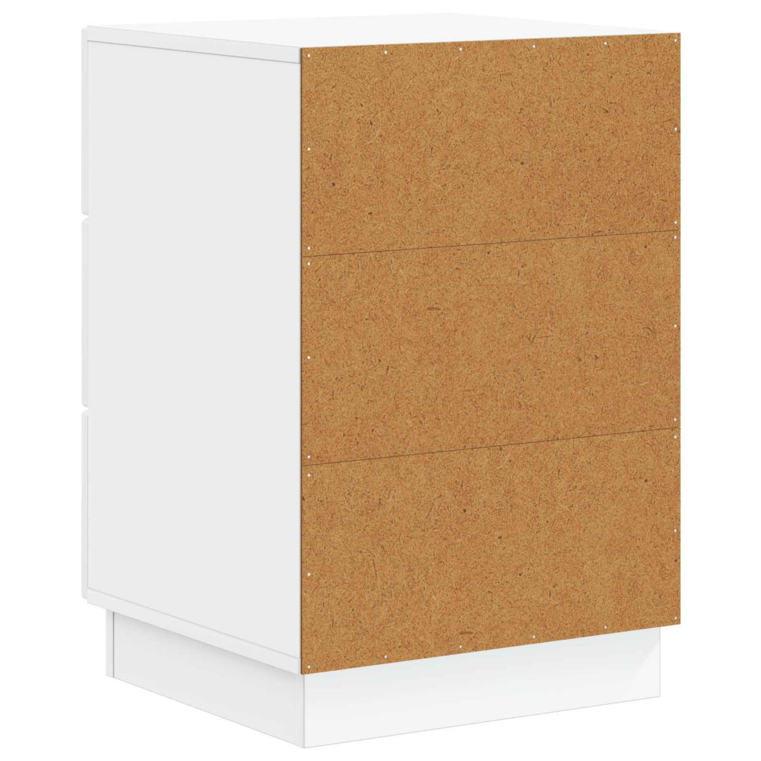 Natskab Hvid højglans 43 x 41 x 63,5 cm Konstrueret træ