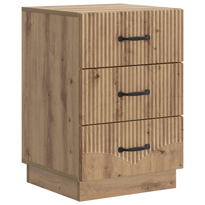 Natskab med skuffe Artisan-eg 43 x 41 x 63,5 cm Konstrueret træ