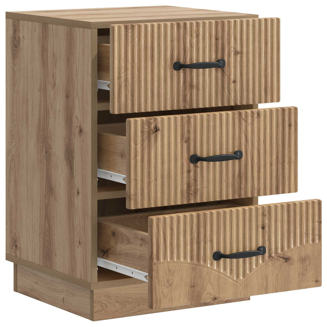 Natskab med skuffe Artisan-eg 43 x 41 x 63,5 cm Konstrueret træ