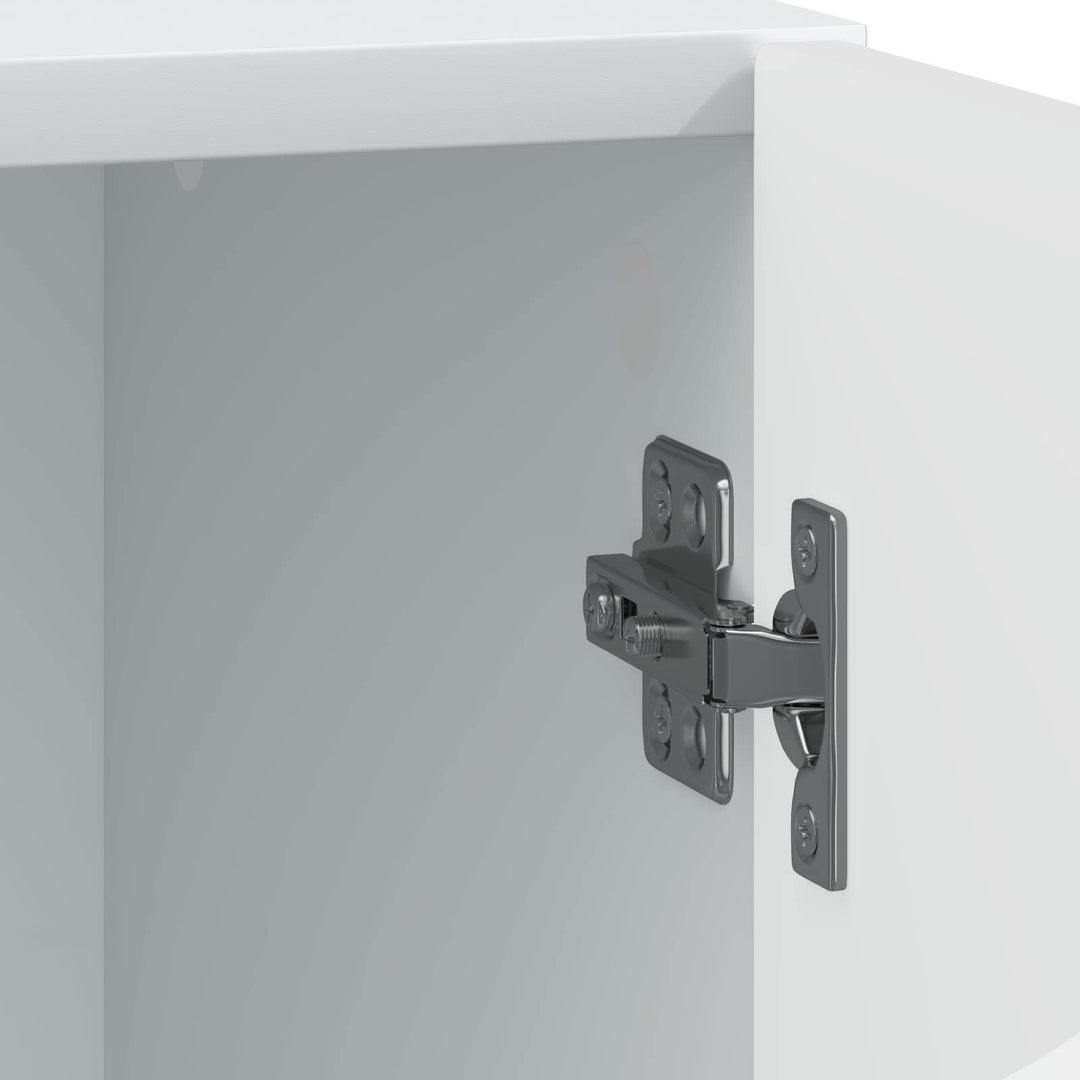 Sengebord 2 pcs Hvid 43 x 34,5 x 47 cm Konstrueret træ