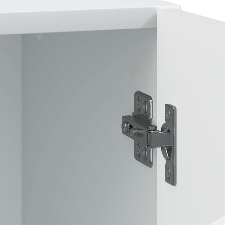 Sengebord 2 pcs Hvid 43 x 34,5 x 47 cm Konstrueret træ
