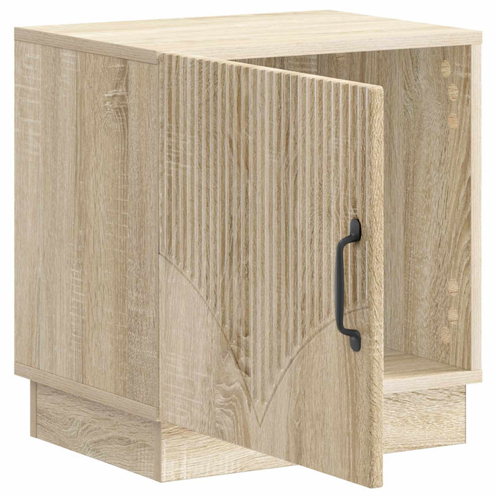 Sengebord Sonoma-eg 43 x 34,5 x 47 cm Konstrueret træ