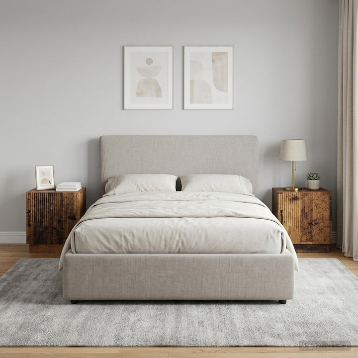 Sengebord 2 pcs Gammelt træ 43 x 34,5 x 47 cm Konstrueret træ