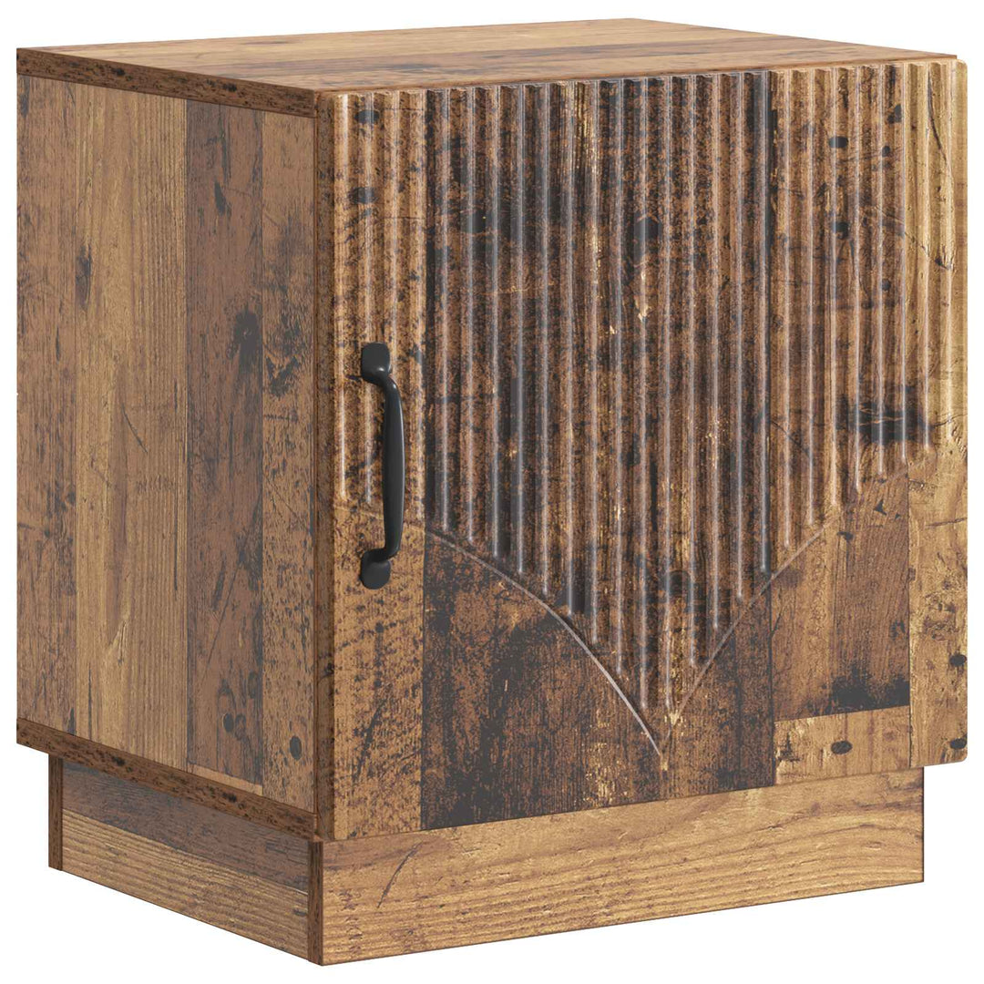 Sengebord 2 pcs Gammelt træ 43 x 34,5 x 47 cm Konstrueret træ