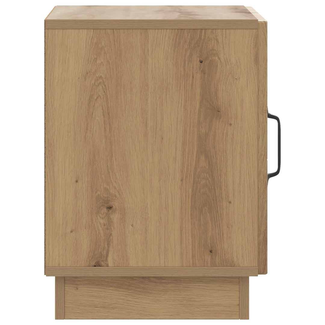 Sengebord 2 stk. Artisan-eg 43 x 34,5 x 47 cm Konstrueret træ