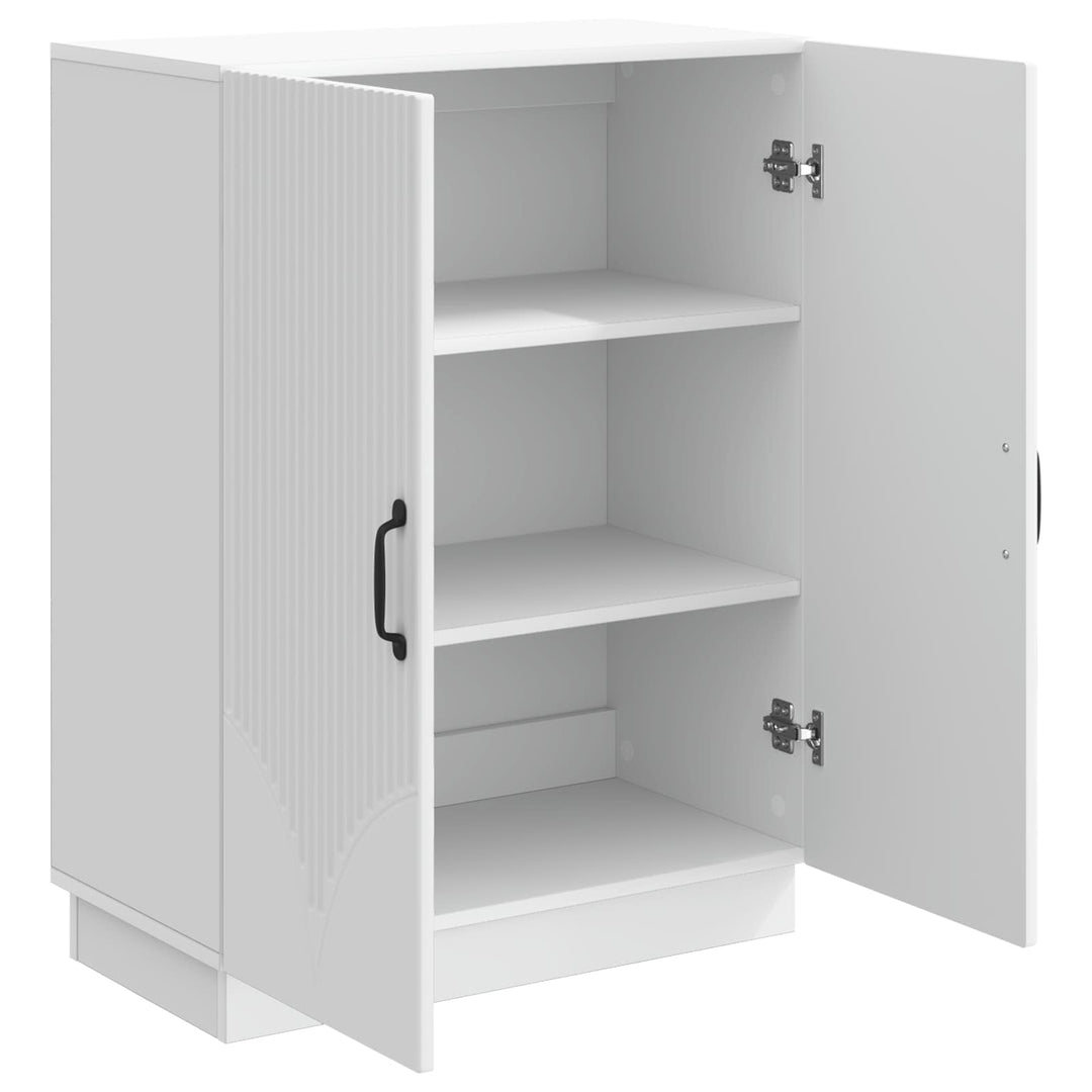 Sideboard Hvid 66 x 34,5 x 87 cm Konstrueret træ