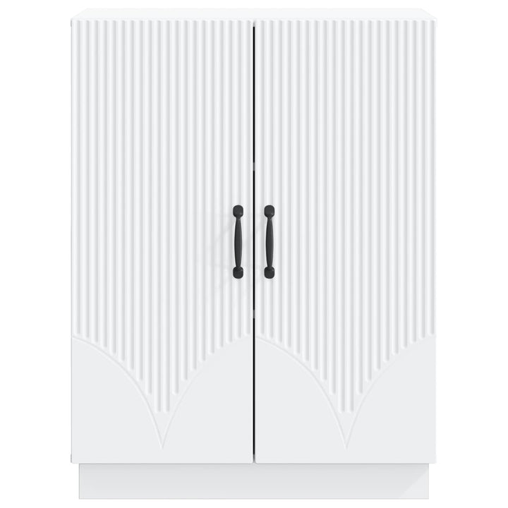 Sideboard Hvid 66 x 34,5 x 87 cm Konstrueret træ