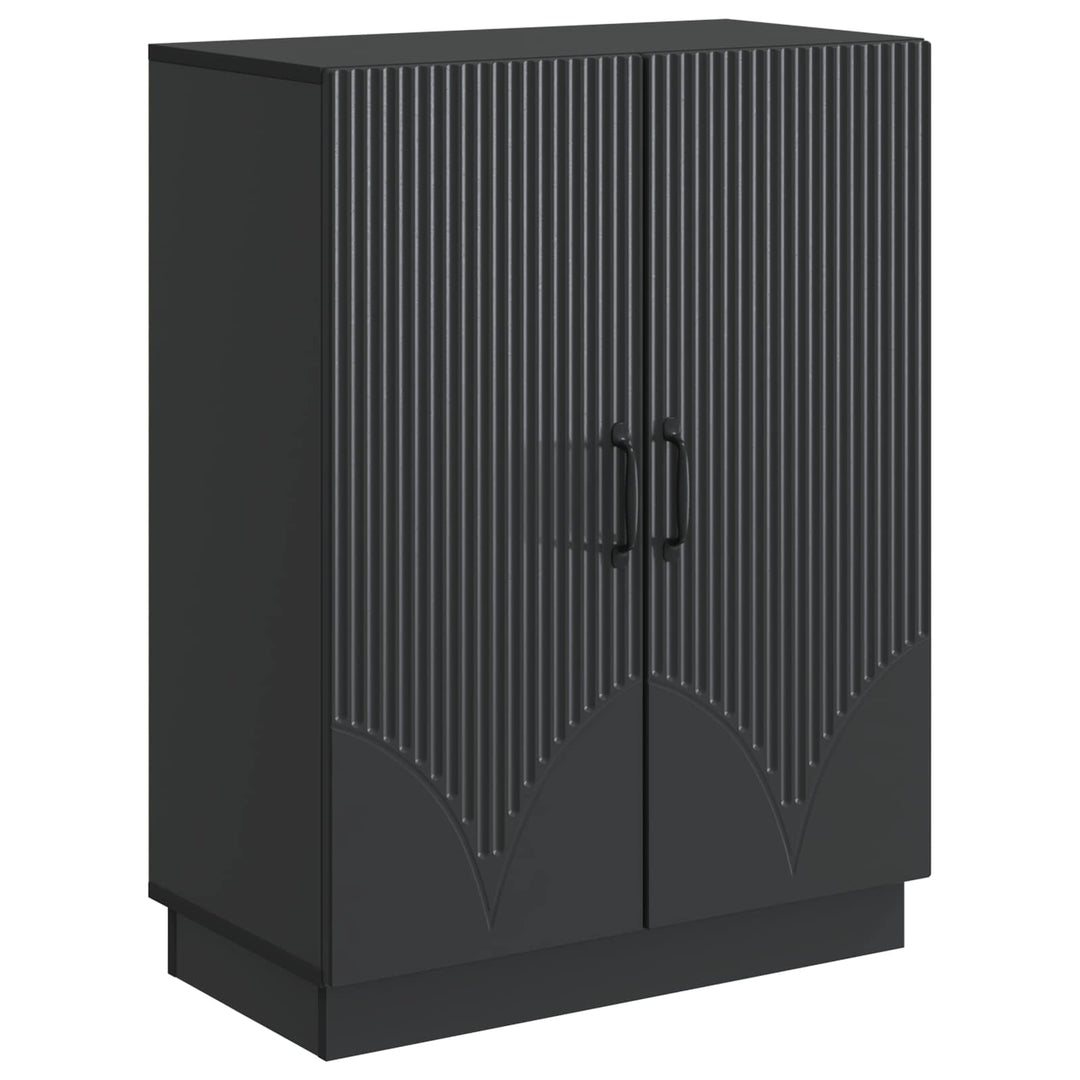 Sideboard Sort 66 x 34,5 x 87 cm Konstrueret træ