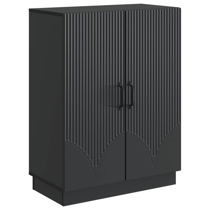 Sideboard Sort 66 x 34,5 x 87 cm Konstrueret træ