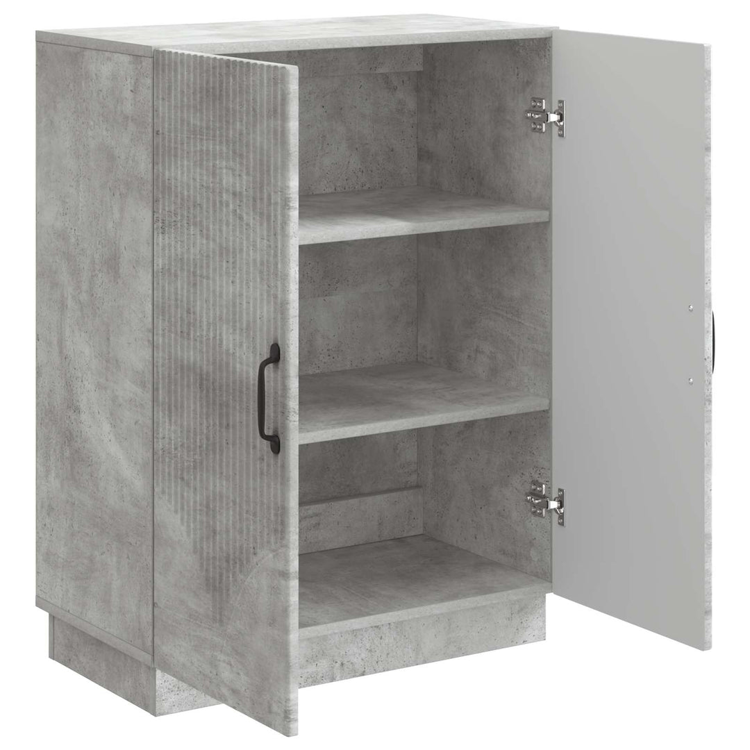 Sideboard Betongrå 66 x 34,5 x 87 cm Konstrueret træ