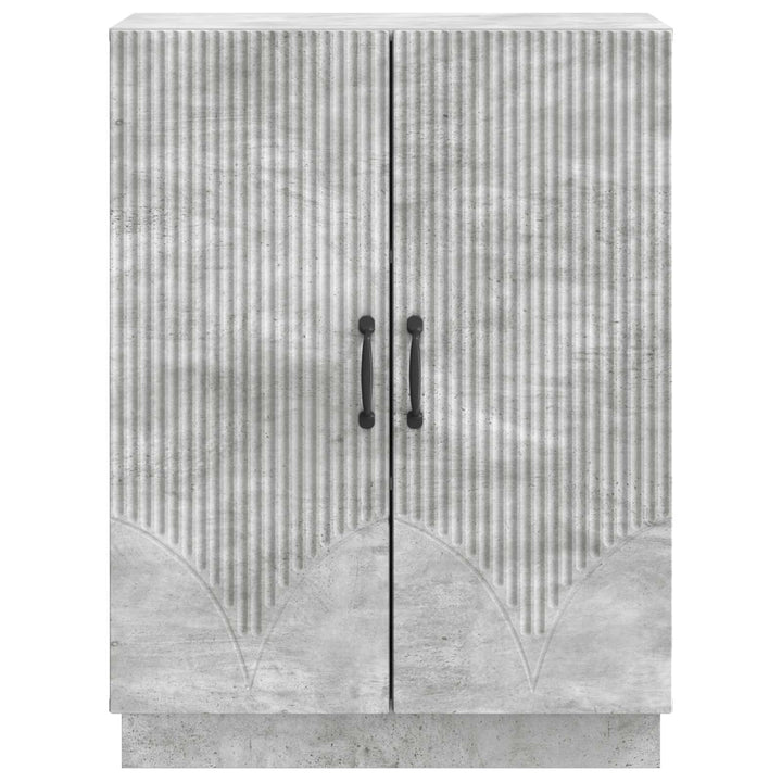 Sideboard Betongrå 66 x 34,5 x 87 cm Konstrueret træ