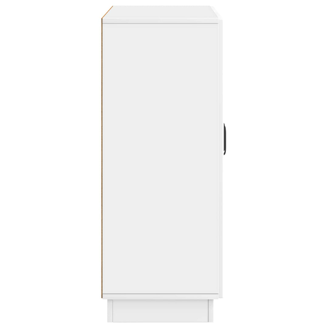 Sideboard Hvid højglans 66 x 34,5 x 87 cm Konstrueret træ