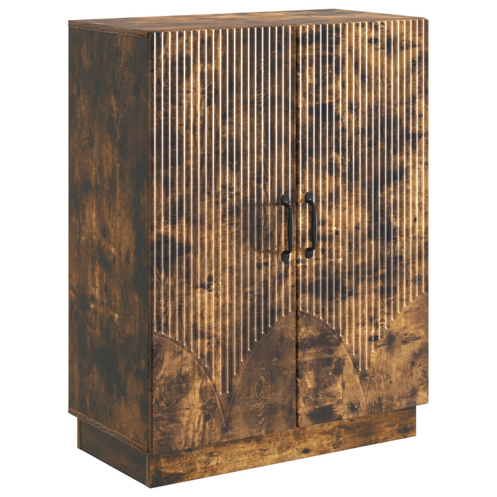 Sideboard Røget eg 66 x 34,5 x 87 cm Konstrueret træ