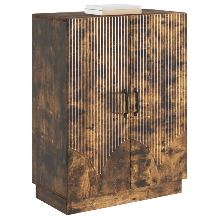 Sideboard Røget eg 66 x 34,5 x 87 cm Konstrueret træ