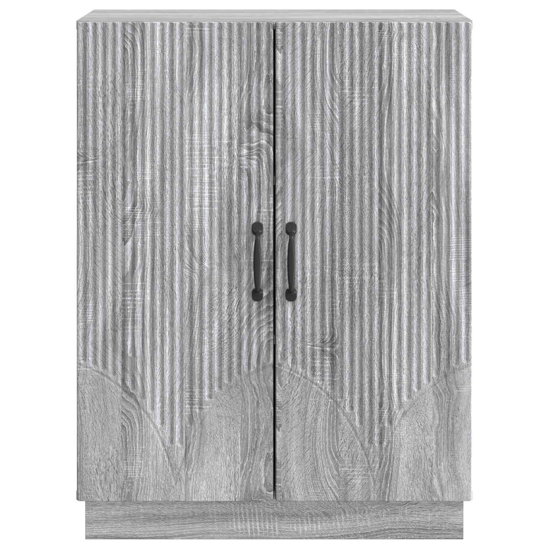 Sideboard Grå sonoma-eg 66 x 34,5 x 87 cm Konstrueret træ