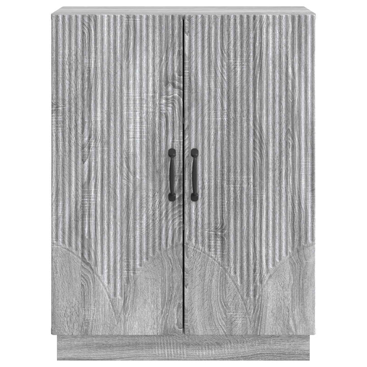 Sideboard Grå sonoma-eg 66 x 34,5 x 87 cm Konstrueret træ