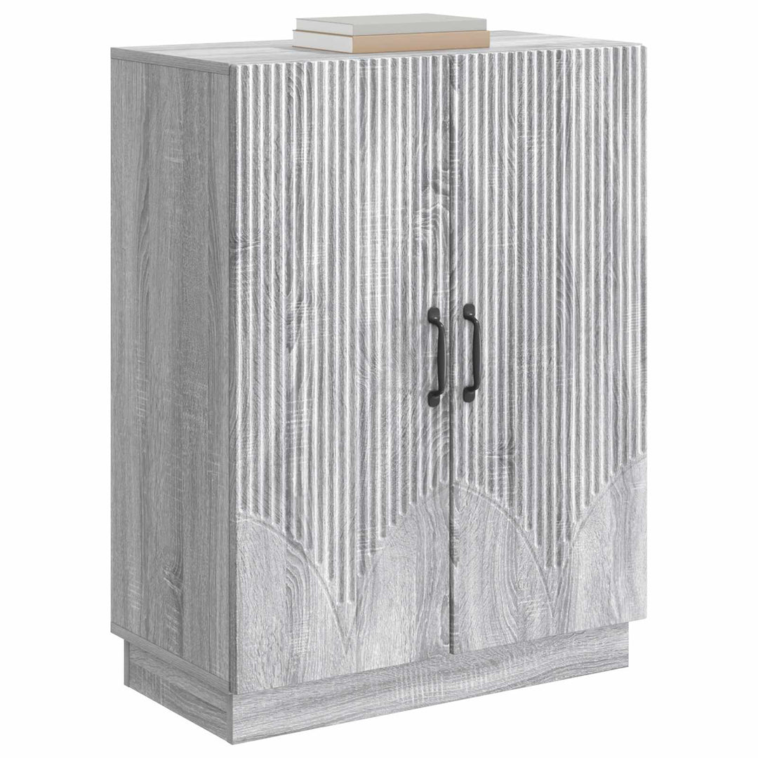 Sideboard Grå sonoma-eg 66 x 34,5 x 87 cm Konstrueret træ