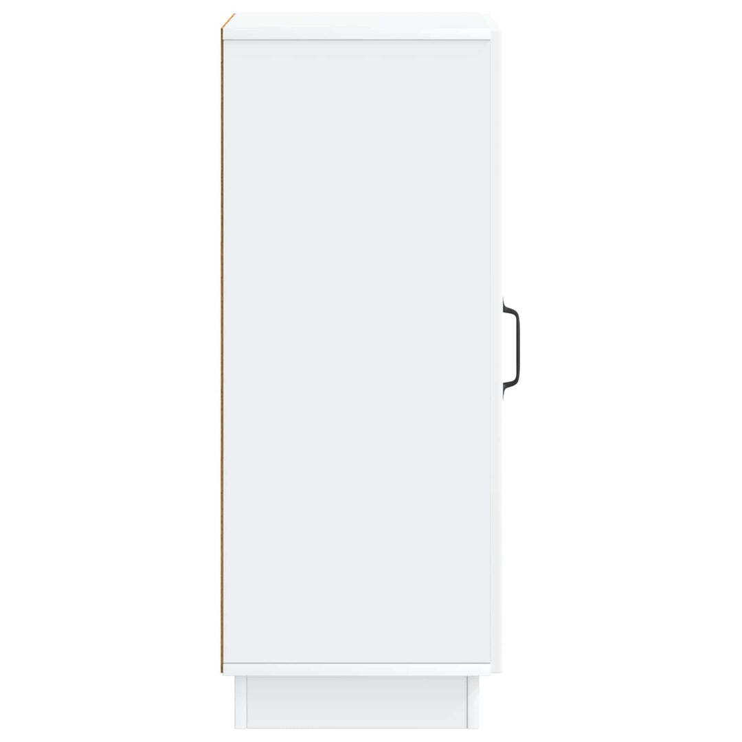 Sideboard Hvid 33 x 34,5 x 87 cm Konstrueret træ
