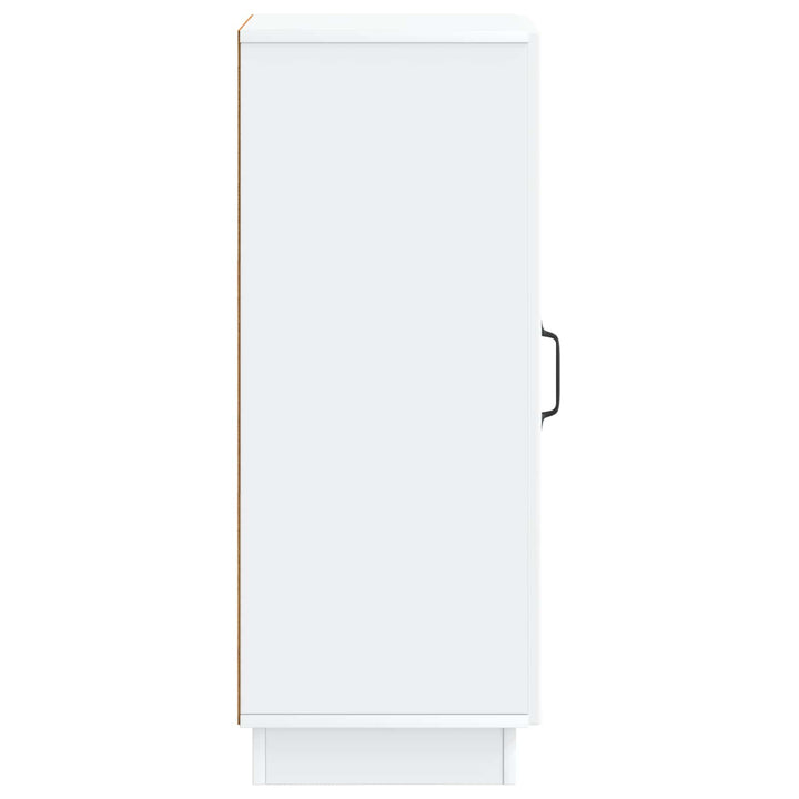 Sideboard Hvid 33 x 34,5 x 87 cm Konstrueret træ