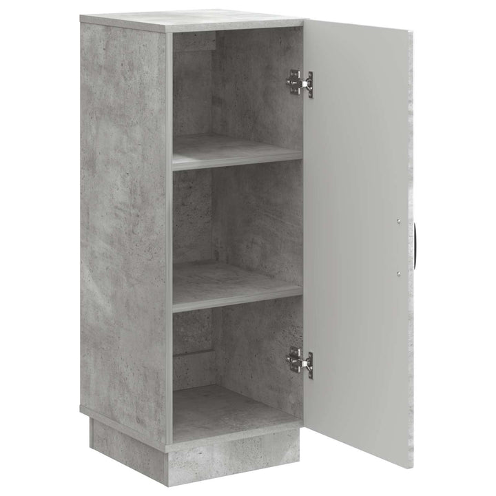 Sideboard Betongrå 33 x 34,5 x 87 cm Konstrueret træ
