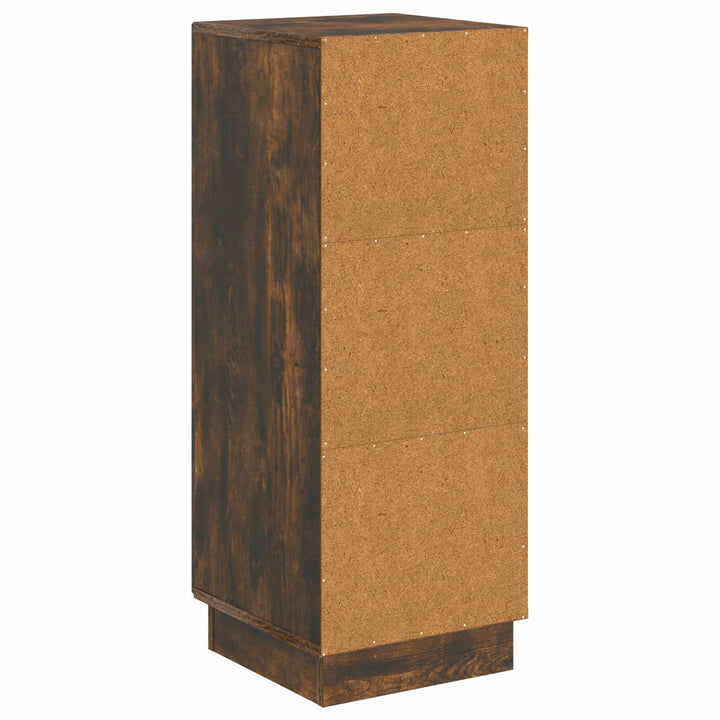Sideboard Røget eg 33 x 34,5 x 87 cm Konstrueret træ