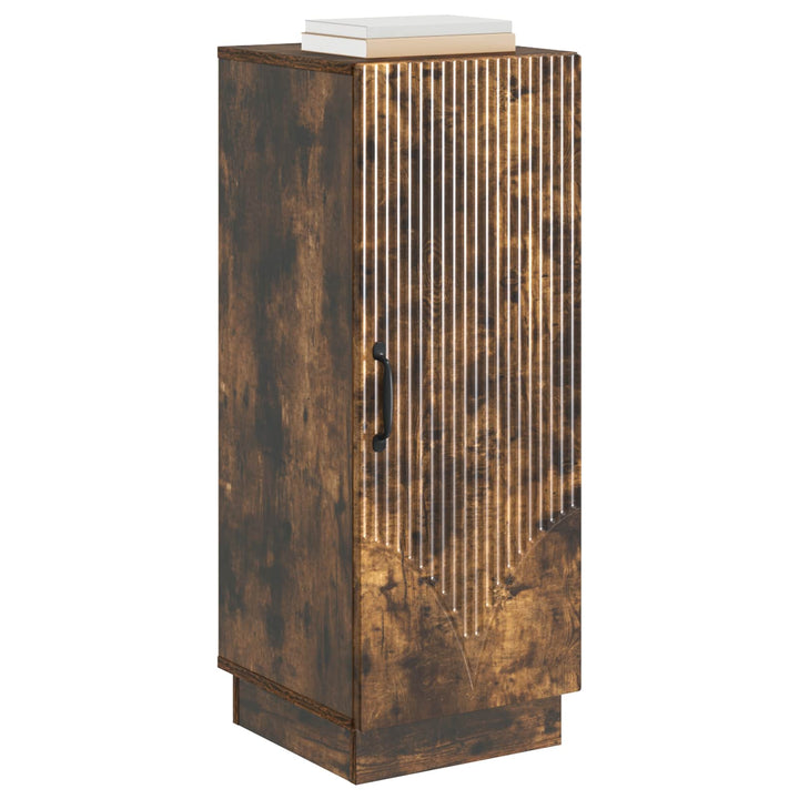 Sideboard Røget eg 33 x 34,5 x 87 cm Konstrueret træ