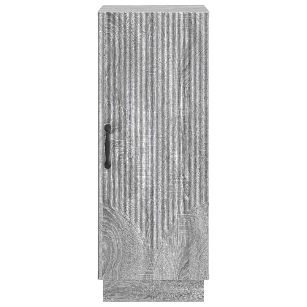 Sideboard Grå sonoma-eg 33 x 34,5 x 87 cm Konstrueret træ