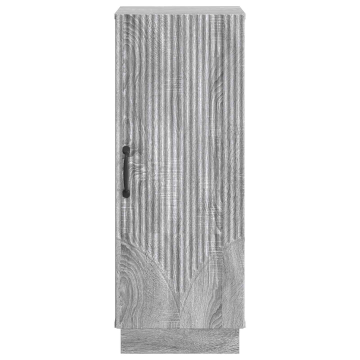Sideboard Grå sonoma-eg 33 x 34,5 x 87 cm Konstrueret træ