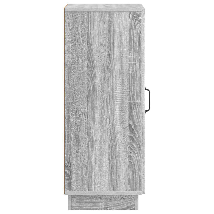 Sideboard Grå sonoma-eg 33 x 34,5 x 87 cm Konstrueret træ