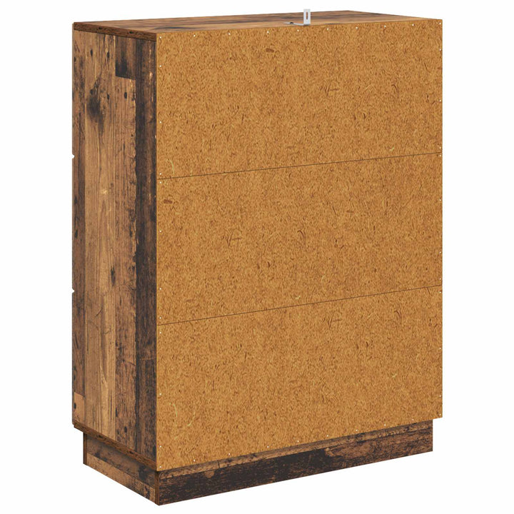 Skuffeskab Gammelt træ 66 x 34,5 x 87 cm Konstrueret træ