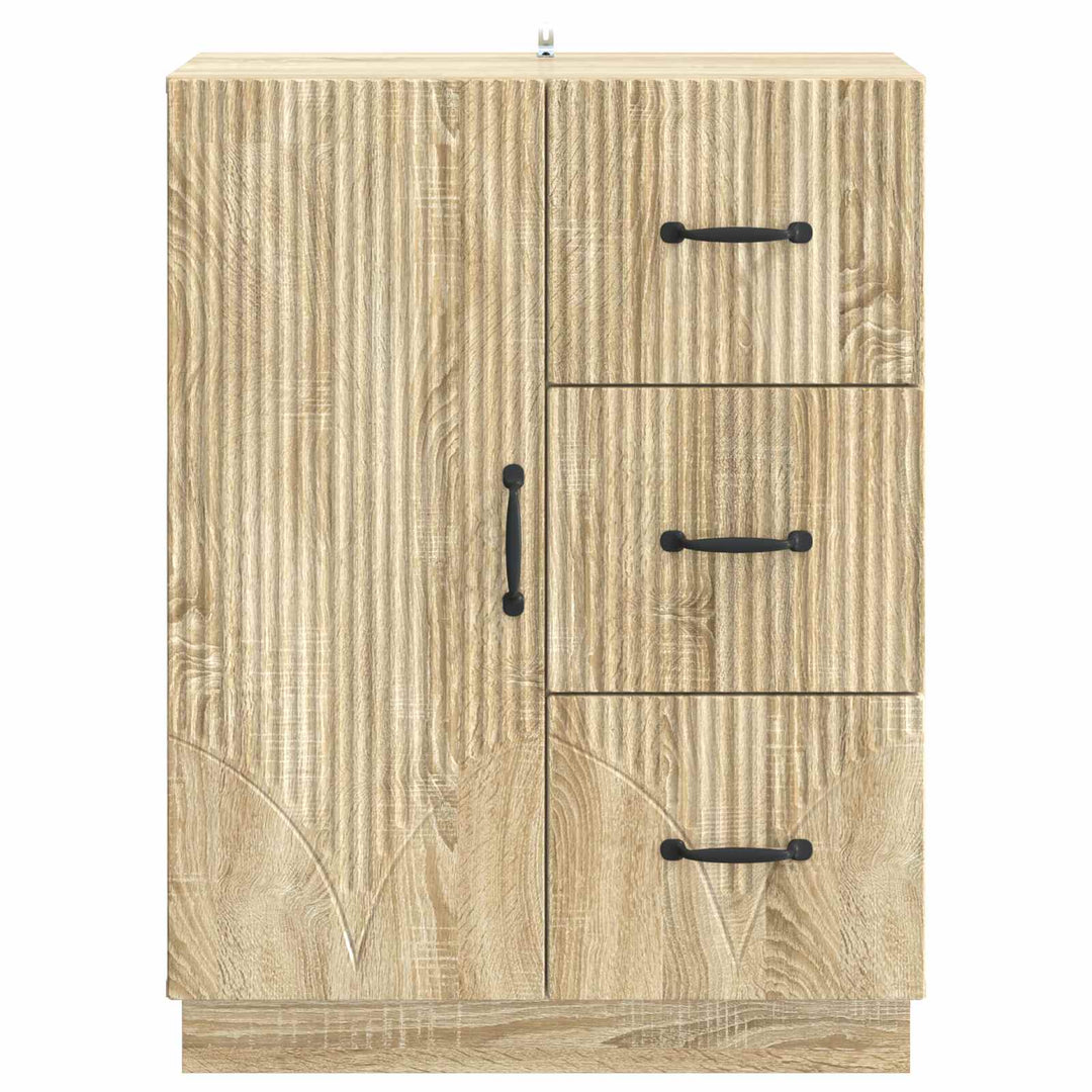 Sideboard Sonoma-eg 66 x 34,5 x 87 cm Konstrueret træ