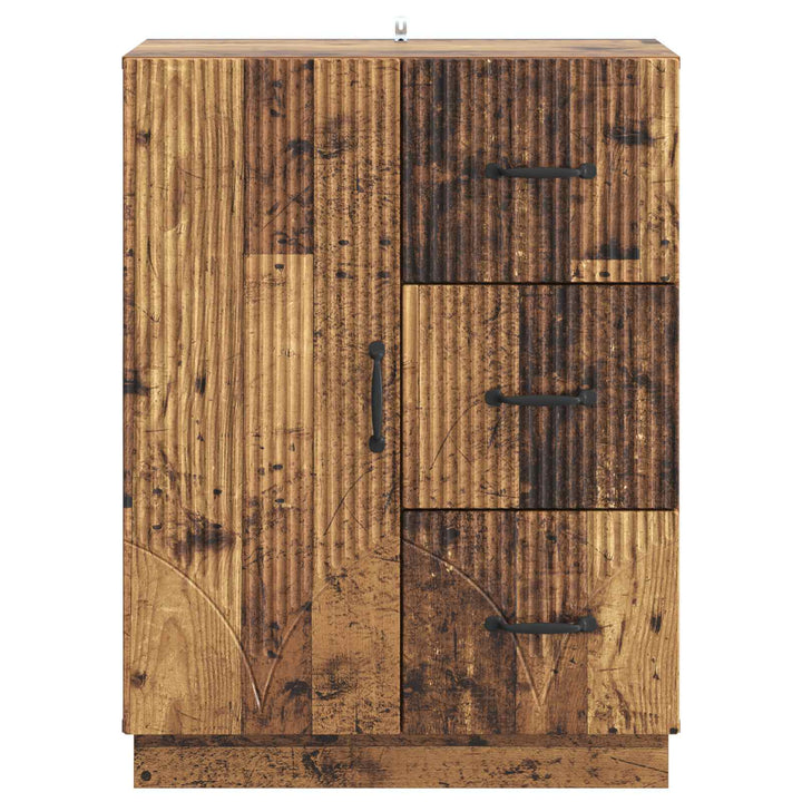 Sideboard Gammelt træ 66 x 34,5 x 87 cm Konstrueret træ