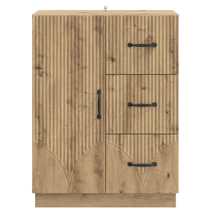 Sideboard Artisan-eg 66 x 34,5 x 87 cm Konstrueret træ