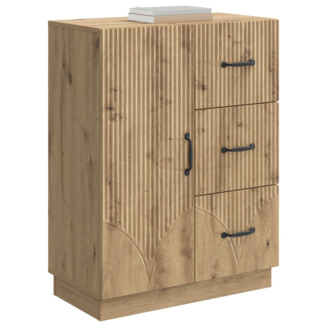 Sideboard Artisan-eg 66 x 34,5 x 87 cm Konstrueret træ