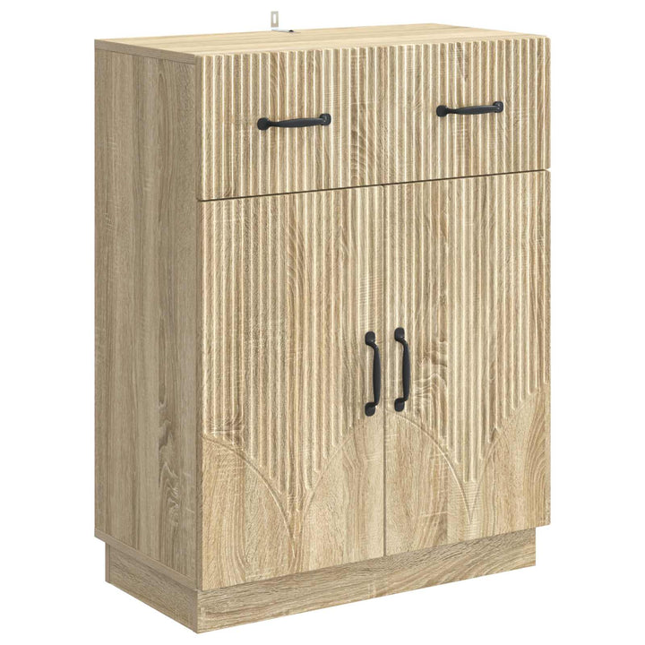 Sideboard Sonoma-eg 66 x 34,5 x 87 cm Konstrueret træ