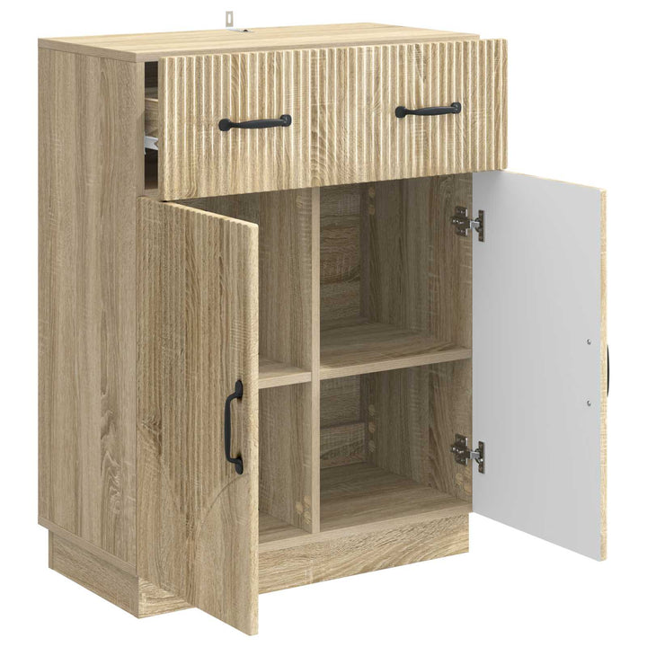 Sideboard Sonoma-eg 66 x 34,5 x 87 cm Konstrueret træ