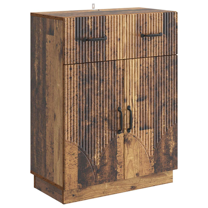 Sideboard Gammelt træ 66 x 34,5 x 87 cm Konstrueret træ