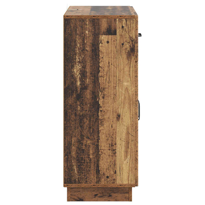Sideboard Gammelt træ 66 x 34,5 x 87 cm Konstrueret træ