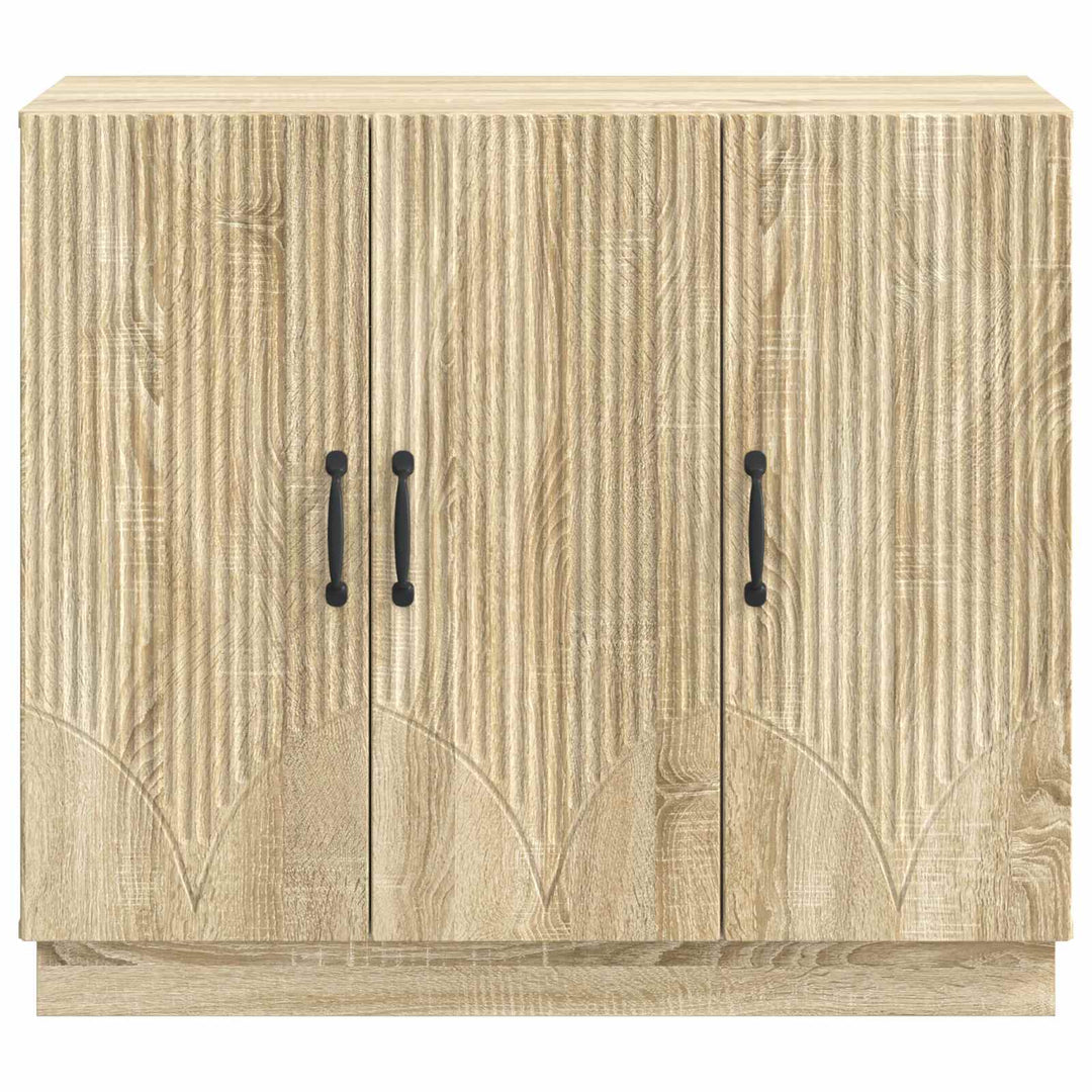 Sideboard Sonoma-eg 89 x 34,5 x 77 cm Konstrueret træ