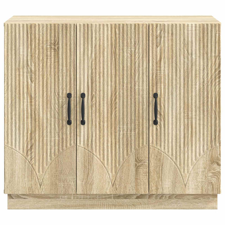Sideboard Sonoma-eg 89 x 34,5 x 77 cm Konstrueret træ