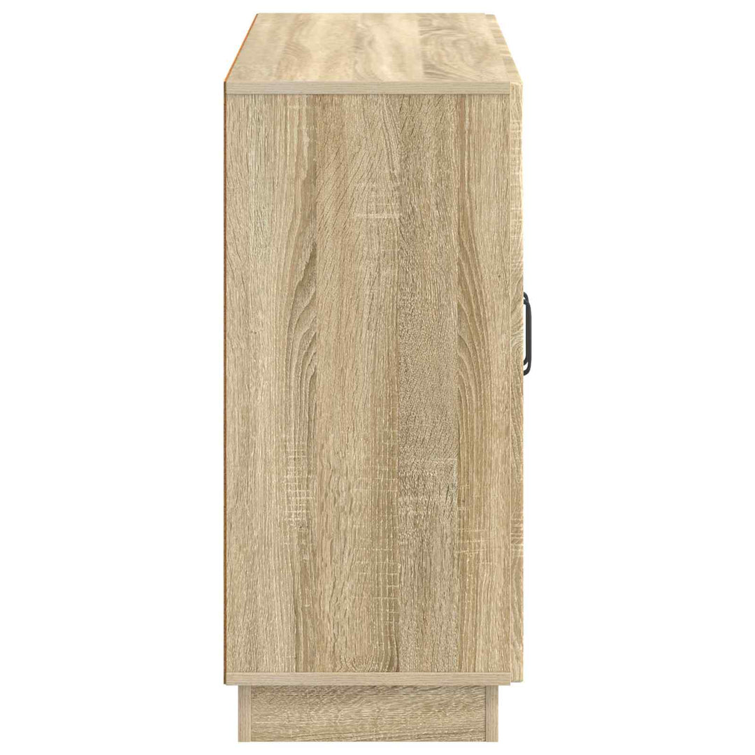 Sideboard Sonoma-eg 89 x 34,5 x 77 cm Konstrueret træ